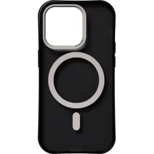 Nudient Form Back Cover Hülle mit MagSafe für Apple iPhone 14 Pro - Transparent/Schwarz