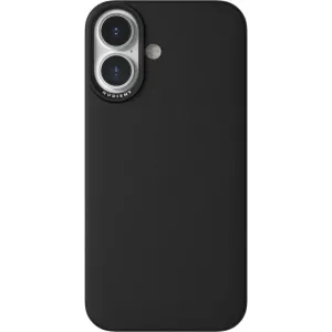 Nudient Thin Precise Back Cover Hülle mit MagSafe für Apple iPhone 16 - Ink Schwarz