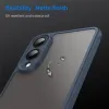 Phonesta AirFrost Back Cover Hülle für Samsung Galaxy S25 Edge - Matt Blau 5