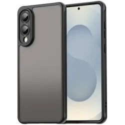 Phonesta AirFrost Back Cover Hülle für Samsung Galaxy S25 Edge - Mattschwarz