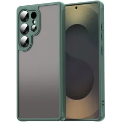 Phonesta AirFrost Back Cover Hülle für Samsung Galaxy S25 Ultra - Matt Grün