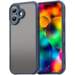 Phonesta AirFrost Back Cover Hülle für Apple iPhone 17 - Matt Blau