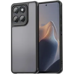 Phonesta AirFrost Back Cover Hülle für Motorola Edge 60 / Edge 60 Fusion - Mattschwarz