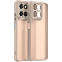 Phonesta AirFrost Back Cover Hülle für Motorola Moto G57 Power - Sandsteinbeige matt