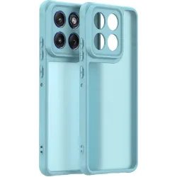 Phonesta AirFrost Back Cover Hülle für Motorola Edge 70 - Eisblau matt