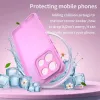 Phonesta AirFrost Back Cover Hülle für Motorola Moto G86/G86 Power - Kaugummi-Rosa matt 3