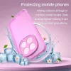 Phonesta AirFrost Back Cover Hülle für Xiaomi Redmi Note 15 Pro Plus / Xiaomi Poco M8 Pro - Kaugummi-Rosa matt 3