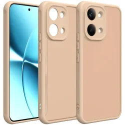 Phonesta AirFrost Back Cover Hülle für Xiaomi Poco X8 Pro Max - Sandsteinbeige matt