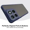 Phonesta AirFrost Back Cover Hülle für Motorola Edge 70 Fusion - Matt Blau 4