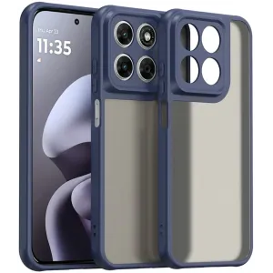 Phonesta AirFrost Back Cover Hülle für Motorola Moto G87/G77/G76 - Matt Blau