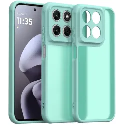 Phonesta AirFrost Back Cover Hülle für Motorola Moto G87/G77/G76 - Eisblau matt