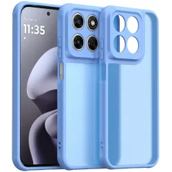 Phonesta AirFrost Back Cover Hülle für Motorola Moto G87/G77/G76 - Saphirblau matt