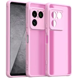 Phonesta AirFrost Back Cover Hülle für Sony Xperia 1 VIII - Kaugummi-Rosa matt