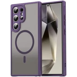 Phonesta AirFrost Back Cover Hülle mit MagSafe für Samsung Galaxy S25 Ultra - Matt Lila