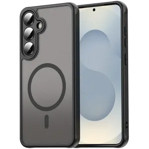 Phonesta AirFrost Back Cover Hülle mit MagSafe für Samsung Galaxy S24 FE - Mattschwarz