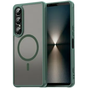 Phonesta AirFrost Back Cover Hülle mit MagSafe für Sony Xperia 1 VII - Matt Grün