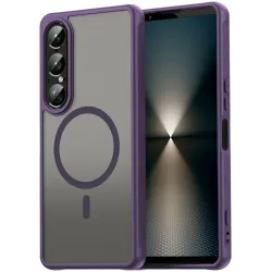 Phonesta AirFrost Back Cover Hülle mit MagSafe für Sony Xperia 1 VII - Matt Lila