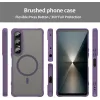 Phonesta AirFrost Back Cover Hülle mit MagSafe für Sony Xperia 1 VII - Matt Lila 8