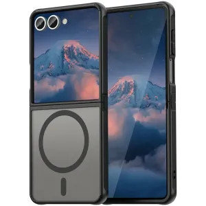 Phonesta AirFrost Back Cover Hülle mit MagSafe für Samsung Galaxy Z Flip 7 - Mattschwarz