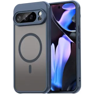 Phonesta AirFrost Back Cover Hülle mit MagSafe für Google Pixel 10 Pro - Matt Blau