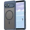 Phonesta AirFrost Back Cover Hülle mit MagSafe für Sony Xperia 10 VII - Matt Blau