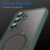 Phonesta AirFrost Back Cover Hülle mit MagSafe für Samsung Galaxy A36/A56 - Matt Grün 8