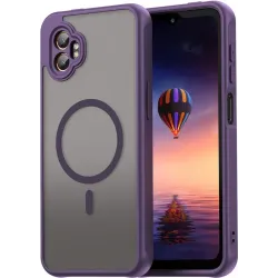 Phonesta AirFrost Back Cover Hülle mit MagSafe für Samsung Galaxy Xcover 7 Pro - Matt Lila