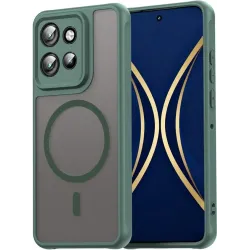 Phonesta AirFrost Back Cover Hülle mit MagSafe für Motorola Edge 60 Neo/Edge 50 Neo / ThinkPhone 25 - Matt Grün