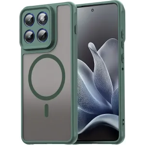 Phonesta AirFrost Back Cover Hülle mit MagSafe für Motorola Edge 70 - Matt Grün