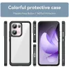 Phonesta Acrylic Hybrid Back Cover Hülle für Oppo Reno13 Pro - Schwarz 8