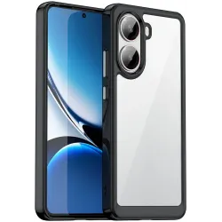 Phonesta Acrylic Hybrid Back Cover Hülle für Xiaomi Poco X7 Pro - Schwarz