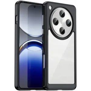Phonesta Acrylic Hybrid Back Cover Hülle für Oppo Find X8 Pro - Schwarz