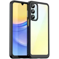 Phonesta Acrylic Hybrid Back Cover Hülle für Samsung Galaxy A16 - Schwarz