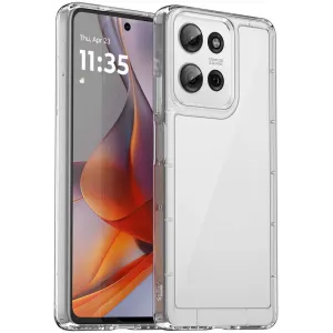 Phonesta Acrylic Hybrid Back Cover Hülle für Motorola Moto G75 - Transparent