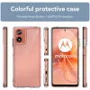 Phonesta Acrylic Hybrid Back Cover Hülle für Motorola Moto G04 / G04s / G24 / G24 Power / E14 - Transparent 8