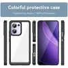 Phonesta Acrylic Hybrid Back Cover Hülle für Oppo Reno13 F 4G/5G / Reno13 FS 5G - Schwarz 8