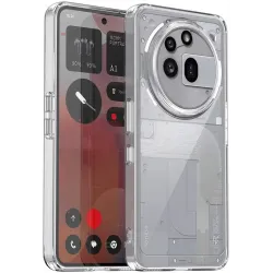 Phonesta Acrylic Hybrid Back Cover Hülle für Nothing Phone (3a) Pro - Transparent