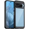 Phonesta Acrylic Hybrid Back Cover Hülle für Google Pixel 9 / 9 Pro - Schwarz