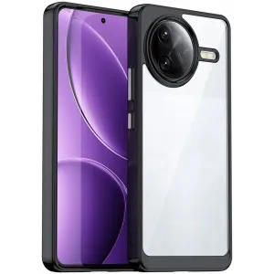 Phonesta Acrylic Hybrid Back Cover Hülle für Xiaomi Poco F7 Ultra - Schwarz