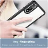 Phonesta Acrylic Hybrid Back Cover Hülle für OnePlus Nord 5 - Schwarz 5