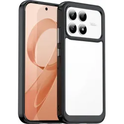Phonesta Acrylic Hybrid Back Cover Hülle für Xiaomi Poco F8 Pro - Schwarz