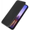 Phonesta Carbon Fiber Skin Book Wallet Klapphülle für Samsung Galaxy A16 - Schwarz 5