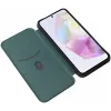 Phonesta Carbon Fiber Skin Book Wallet Klapphülle für Samsung Galaxy A56 - Dunkelgrün 2