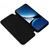 Phonesta Carbon Fiber Skin Book Wallet Klapphülle für Xiaomi Poco X7 Pro - Schwarz 2