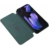 Phonesta Carbon Fiber Skin Book Wallet Klapphülle für Google Pixel 9a - Dunkelgrün 2