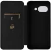 Phonesta Carbon Fiber Skin Book Wallet Klapphülle für Google Pixel 9a - Schwarz 4