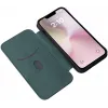 Phonesta Carbon Fiber Skin Book Wallet Klapphülle für Apple iPhone 17e/16e - Dunkelgrün 4