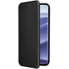 Phonesta Carbon Fiber Skin Book Wallet Klapphülle für Xiaomi Redmi Note 14 Pro 4G - Schwarz 6
