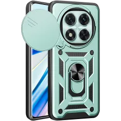 Phonesta CamShield Back Cover Hülle für Xiaomi Redmi Note 14 Pro 5G / Xiaomi Poco X7 - Grün