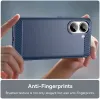 Phonesta Carbon Silikon Back Cover Hülle für Xiaomi Poco X7 Pro - Blau 5